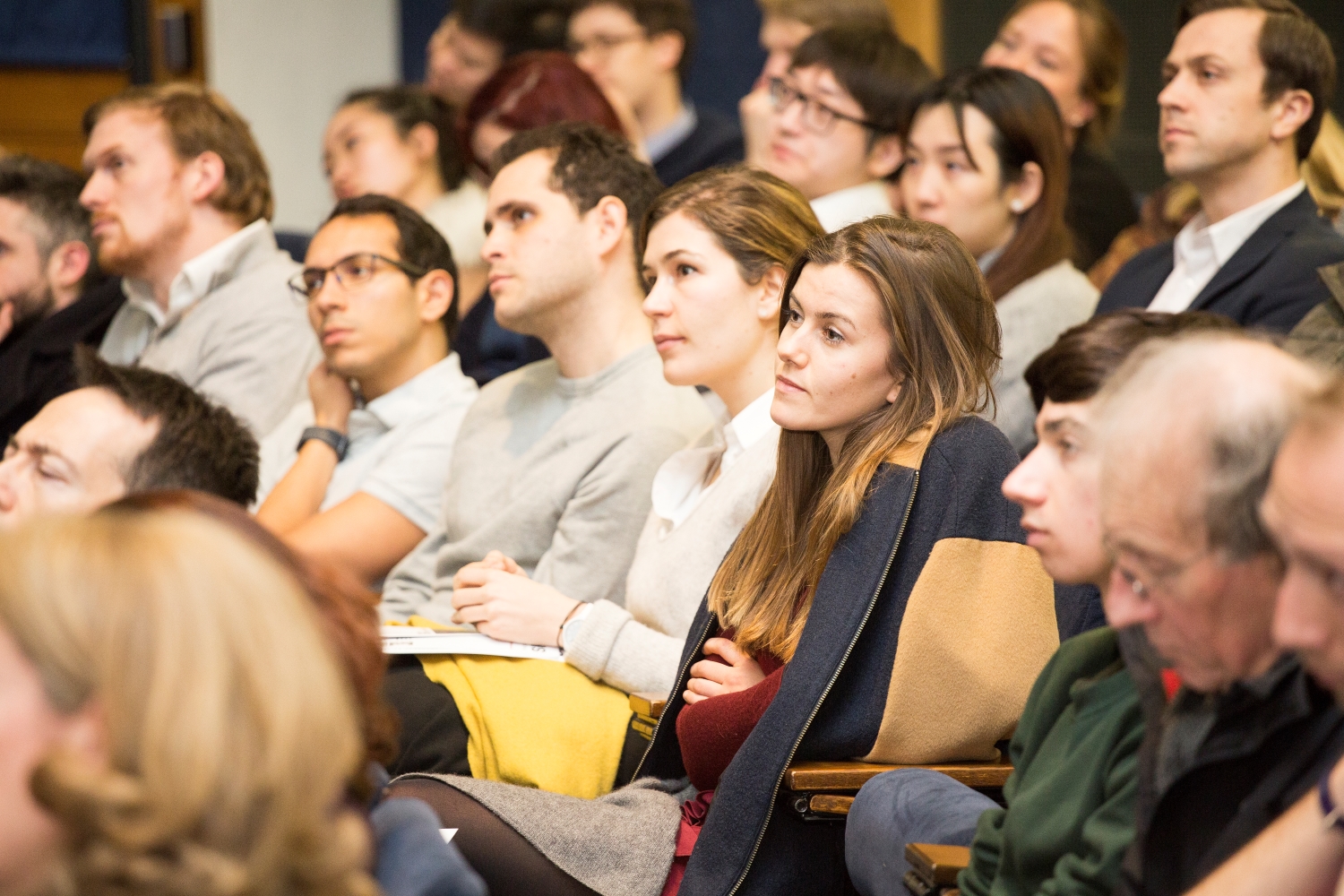 Audience at SRC event on AI and systemic risk
