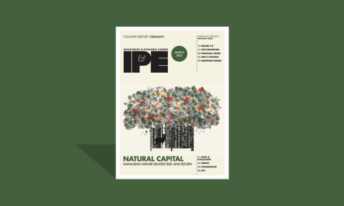Cover of IPE Magazine of March 2023